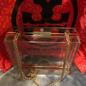 Women's Metallic Clutch Laken Clear Minaudiere